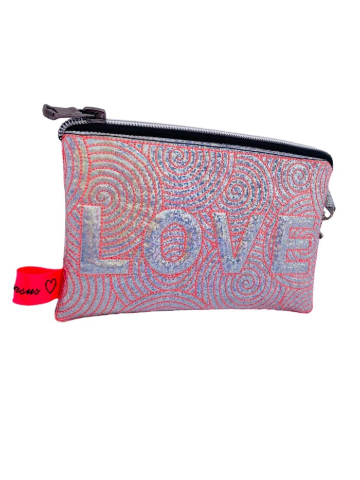 Monedero portatodo Loveshine color Irisdiscente Rosé - Imagen 3