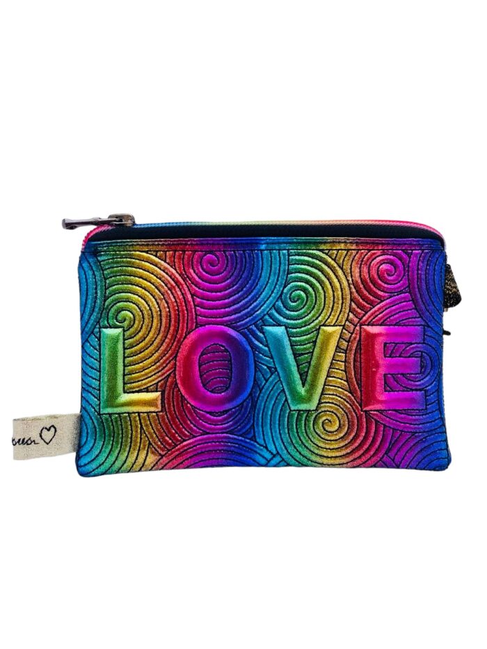 Monedero portatodo Loveshine color Metalic Rainbow Black - Imagen 2