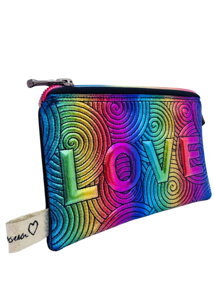 Monedero portatodo Loveshine color Metalic Rainbow Black - Imagen 3