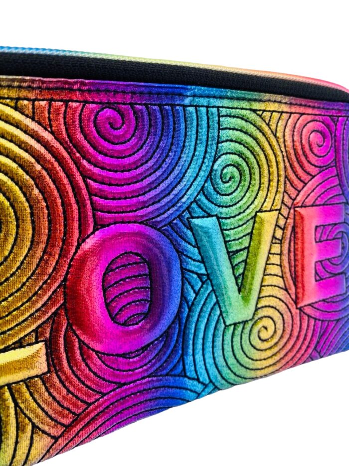 Monedero portatodo Loveshine color Metalic Rainbow Black - Imagen 4