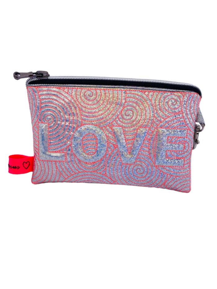 Monedero portatodo Loveshine color Irisdiscente Rosé - Imagen 2