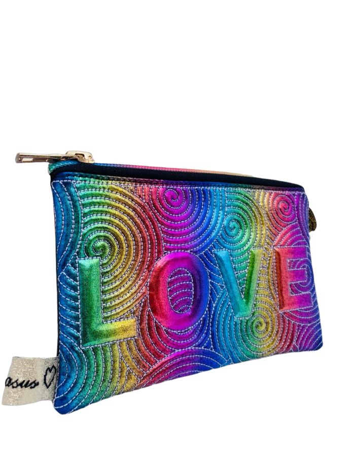 Monedero portatodo Loveshine color Metalic Rainbow White - Imagen 3