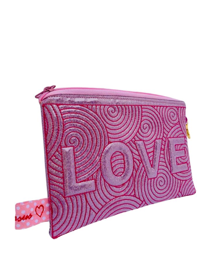 Monedero portatodo Loveshine color Pink Metallic - Imagen 3