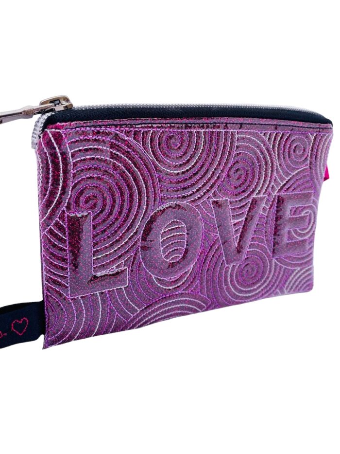 Monedero portatodo Loveshine color Purpurina Magenta - Imagen 3
