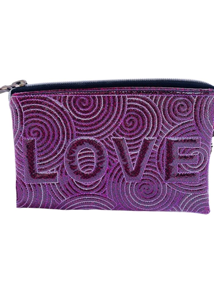 Monedero portatodo Loveshine color Purpurina Magenta - Imagen 2