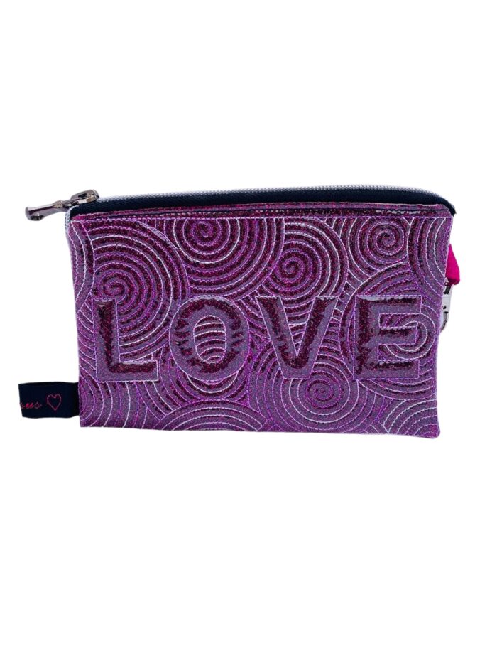 Monedero portatodo Loveshine color Purpurina Magenta