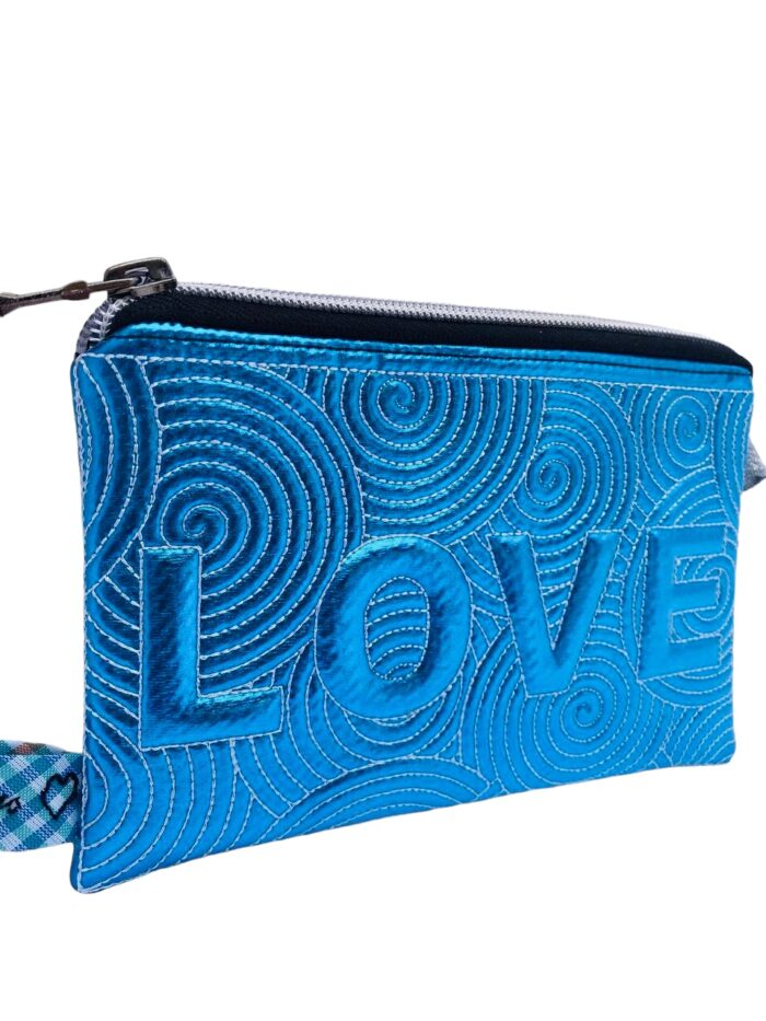 Monedero portatodo Loveshine Blue Metallic - Imagen 3