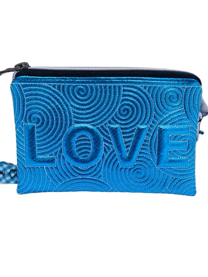 Monedero portatodo Loveshine Blue Metallic - Imagen 2