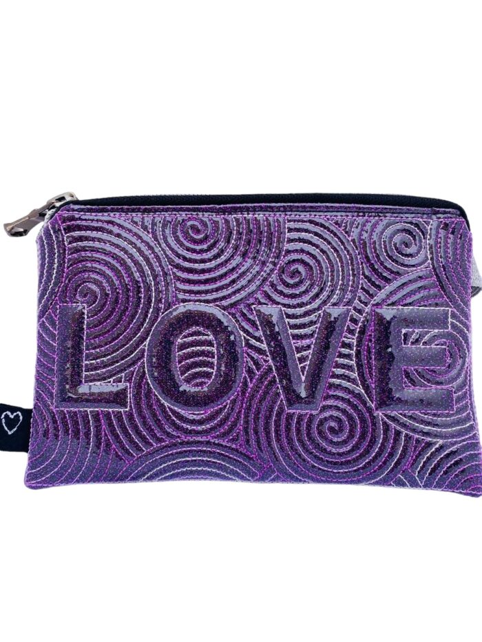 Monedero portatodo Loveshine color Purpurina Purple - Imagen 2