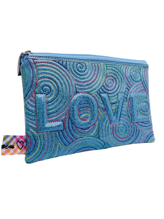 Monedero portatodo Loveshine Brilli Blue Multicolor - Imagen 3