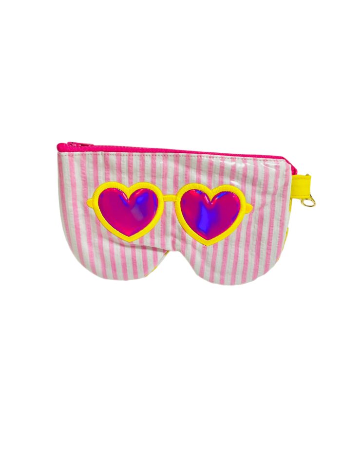 Funda de Gafas Love color Pink Pastel