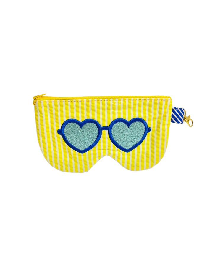 Funda de Gafas Love color Yellow Blue
