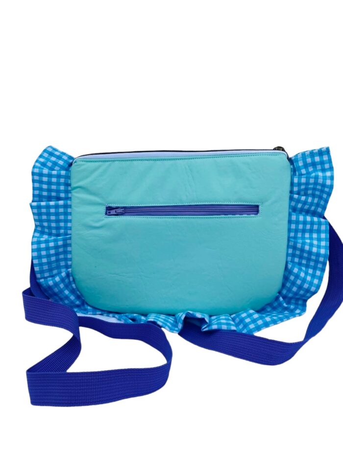 Bolso Retroflower color Lila y Azul - Imagen 4