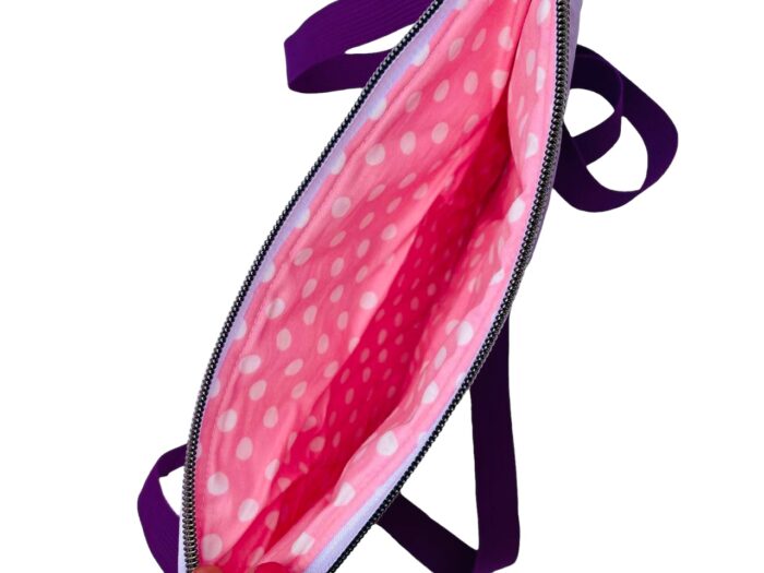 Bolso Retroflower color Fucsia y Morado - Imagen 6