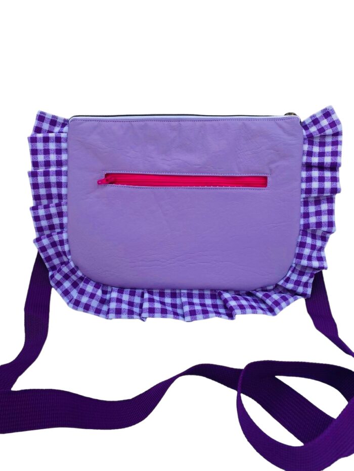 Bolso Retroflower color Fucsia y Morado - Imagen 5
