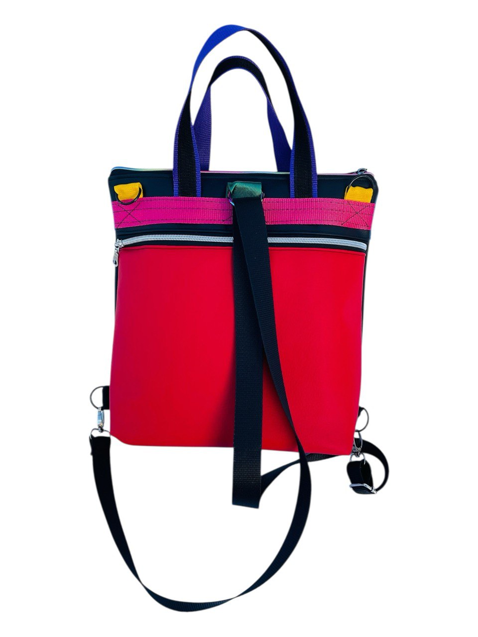 Mochila MIDI KALEIDO COLOR AZULON - Imagen 4